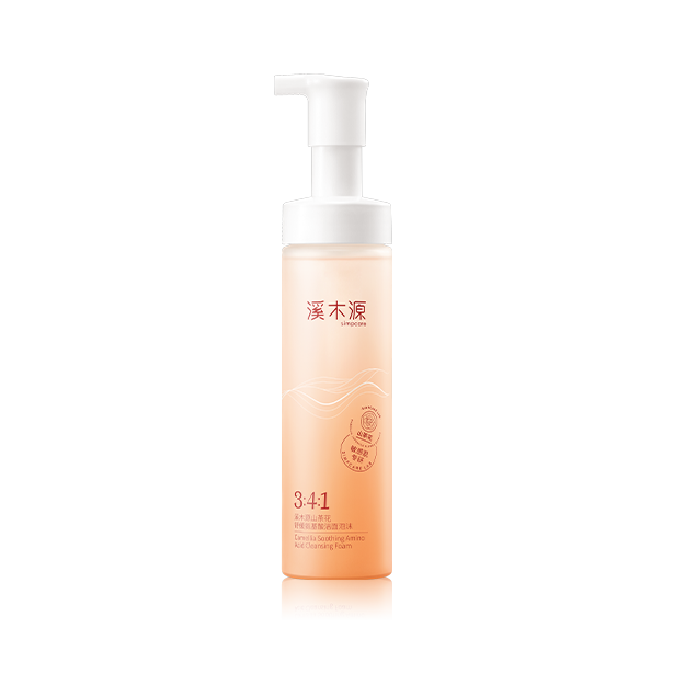 山茶花舒缓氨基酸洁面泡沫